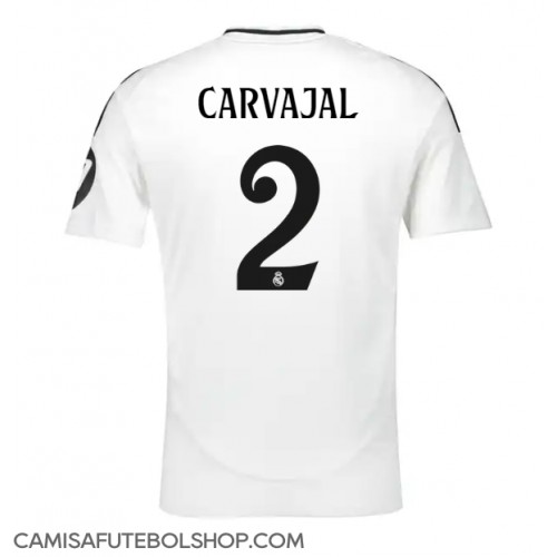 Camisa de time de futebol Real Madrid Daniel Carvajal #2 Replicas 1º Equipamento 2024-25 Manga Curta